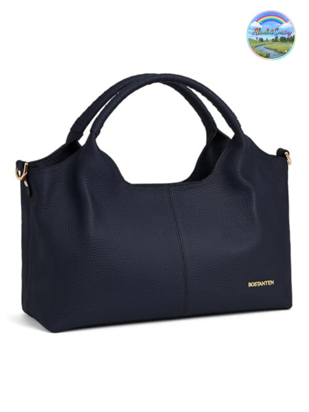 Genuine Leather Satchel Handbag Adjustable Strap